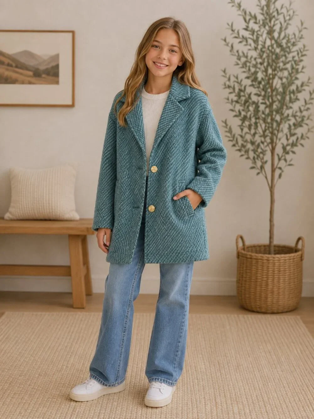 Zara Wool Blend Coat